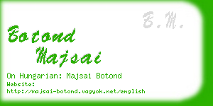 botond majsai business card